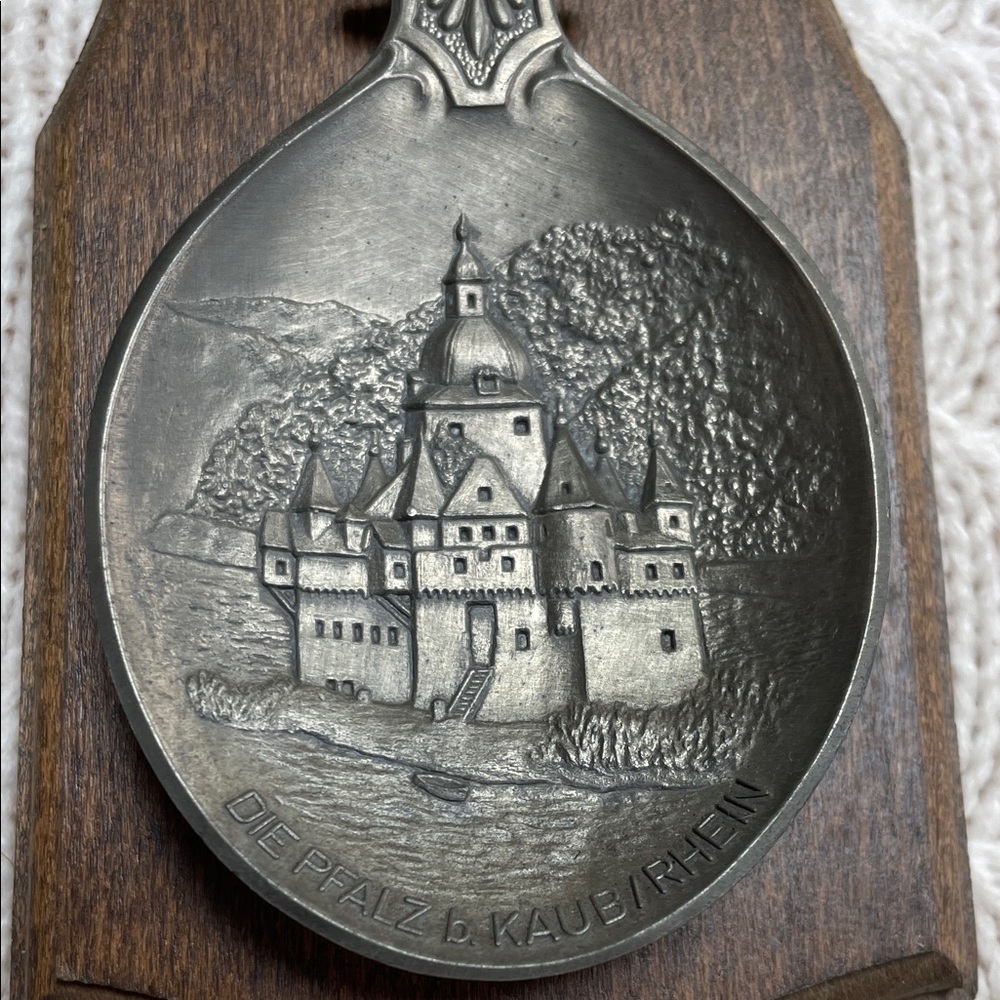 VTG 1981 German DIE PFALZ FORTRESS KAUB/RHEIN  decorative collectable spoon